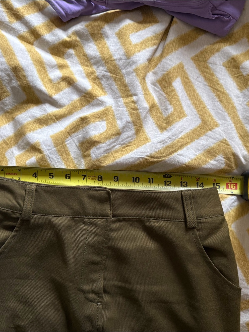 Urban Outfitters Olive Midi Pencil Skirt with Side Slits - Picture 5 of 5